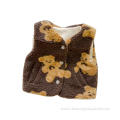 Padded Lamb Fur Baby Bear Vest